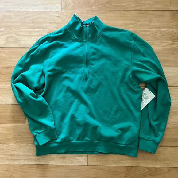 French Terry Oversized Half Zip - Picture 2 of 4